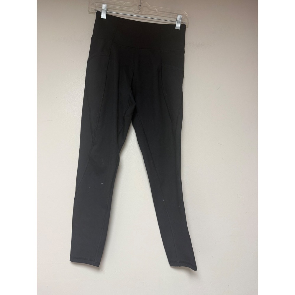 Freely Black Activewear Leggings‎ High Waist Pockets Size M